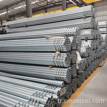 BS4568 Sıcak Dalgalı Galvanizli Çelik Boru